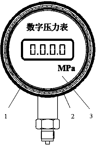 Digital pressure meter used in extreme site environment