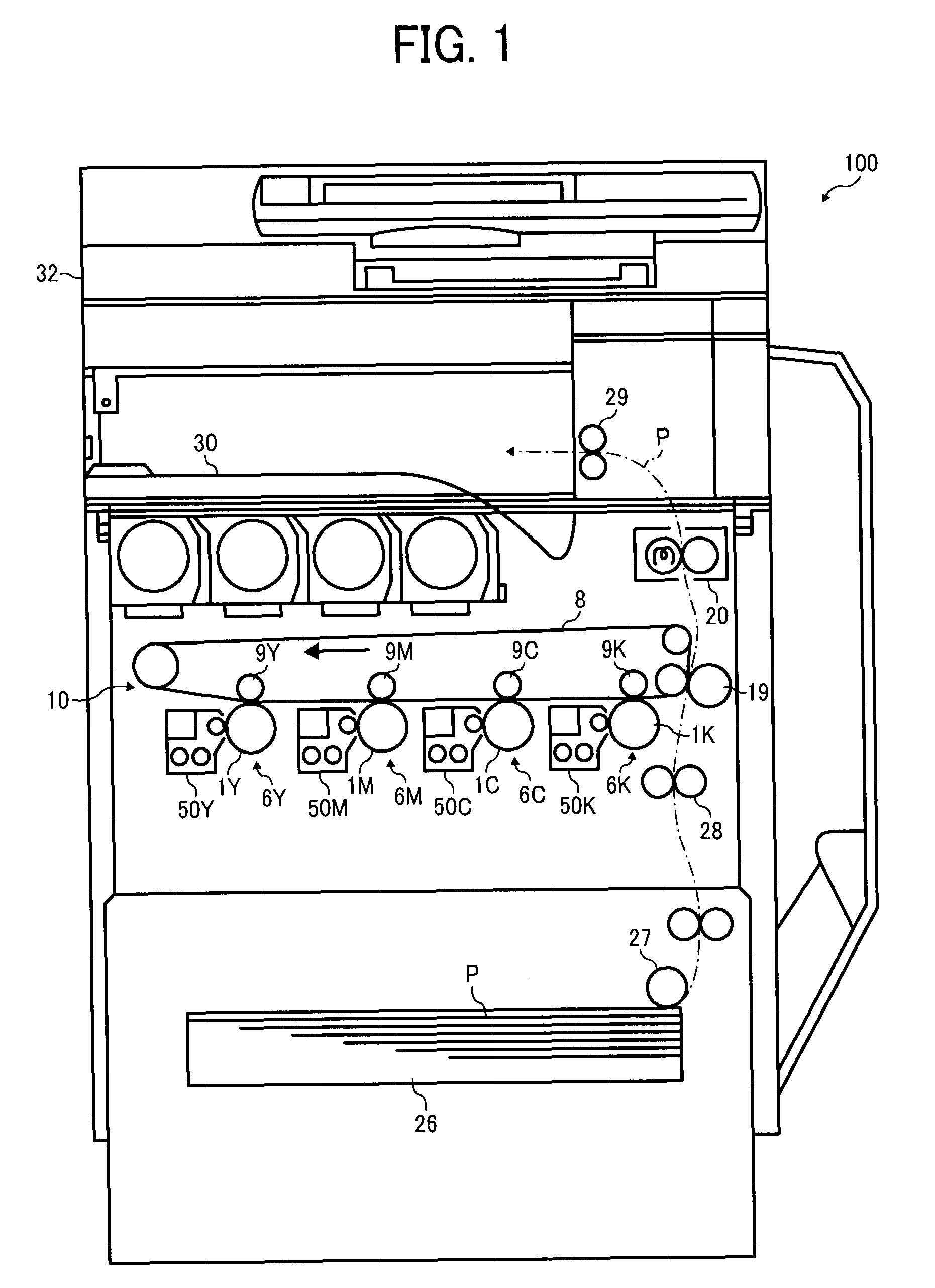 Developing agent circulation system and image forming apparatus using same