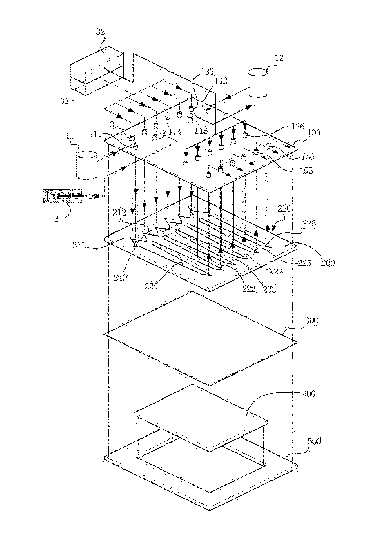 Non-gel based two-dimensional protein separation multi-channel devices