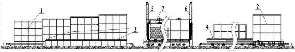 Tempering heat treatment equipment and technique for bainite high-strength finish-rolled thread steel bars