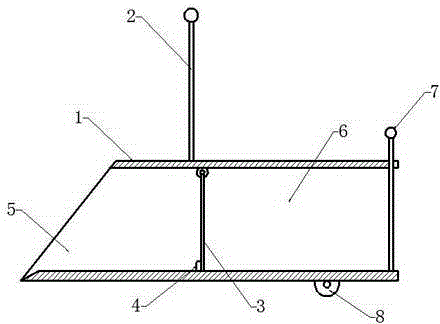 Manufacturing and mounting technology of sliding dustpan with backflow blocking plate