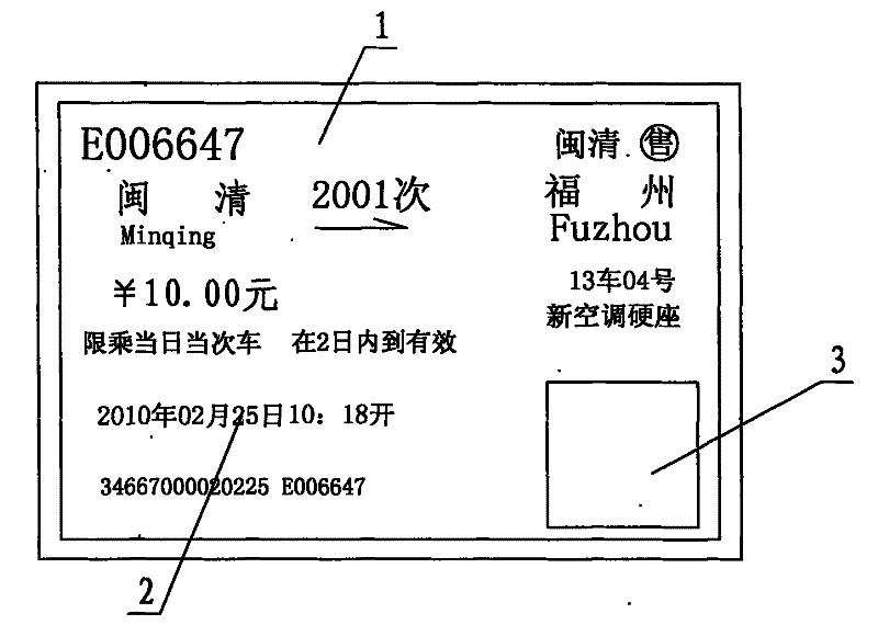 Method and recessive ticket for preventing speculatively reselling tickets and avoiding fake tickets