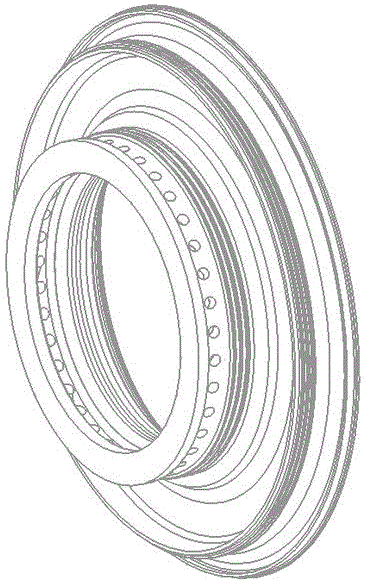 Gas turbine guide flow disk