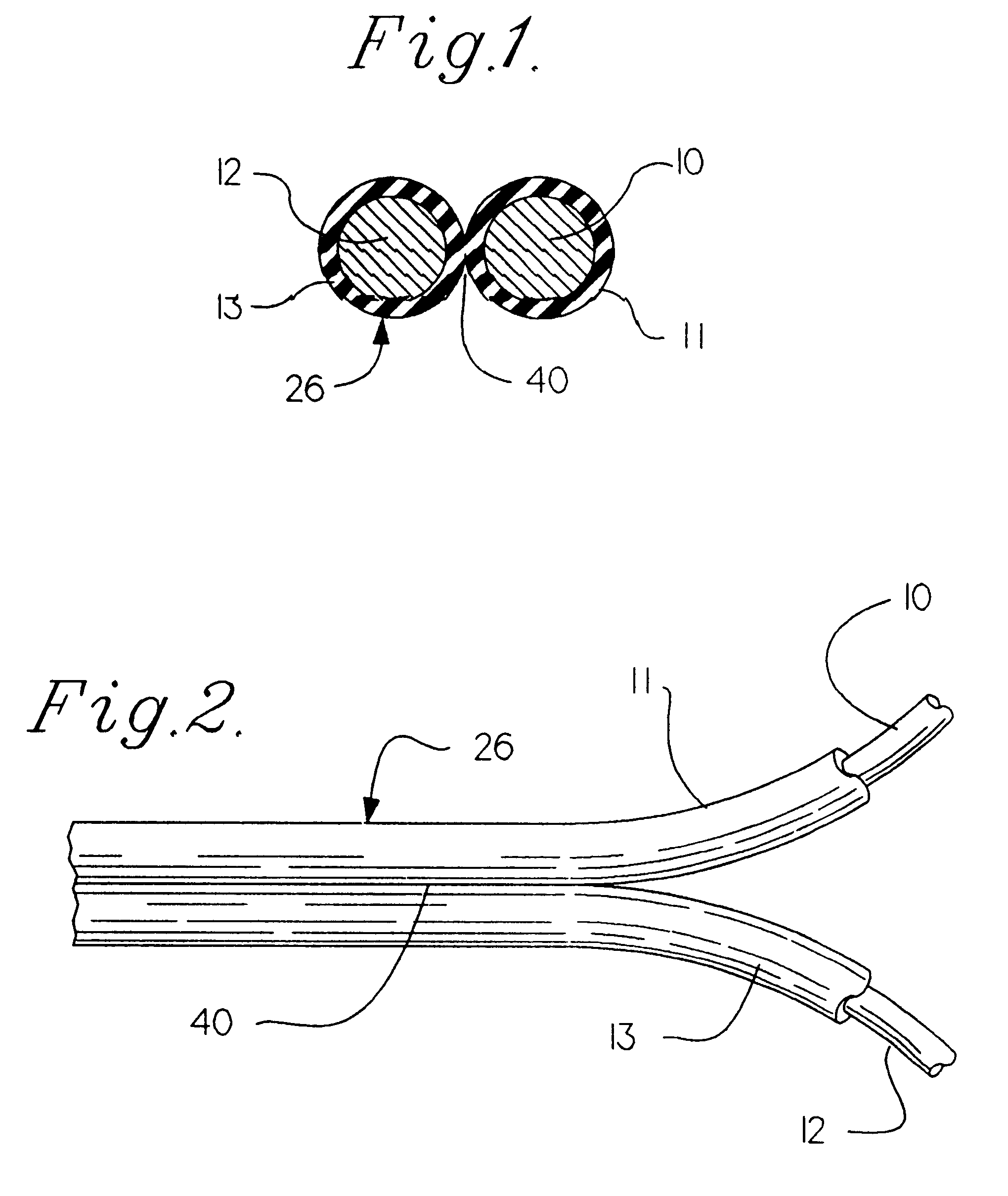 Method and apparatus for making thermally bonded electrical cable