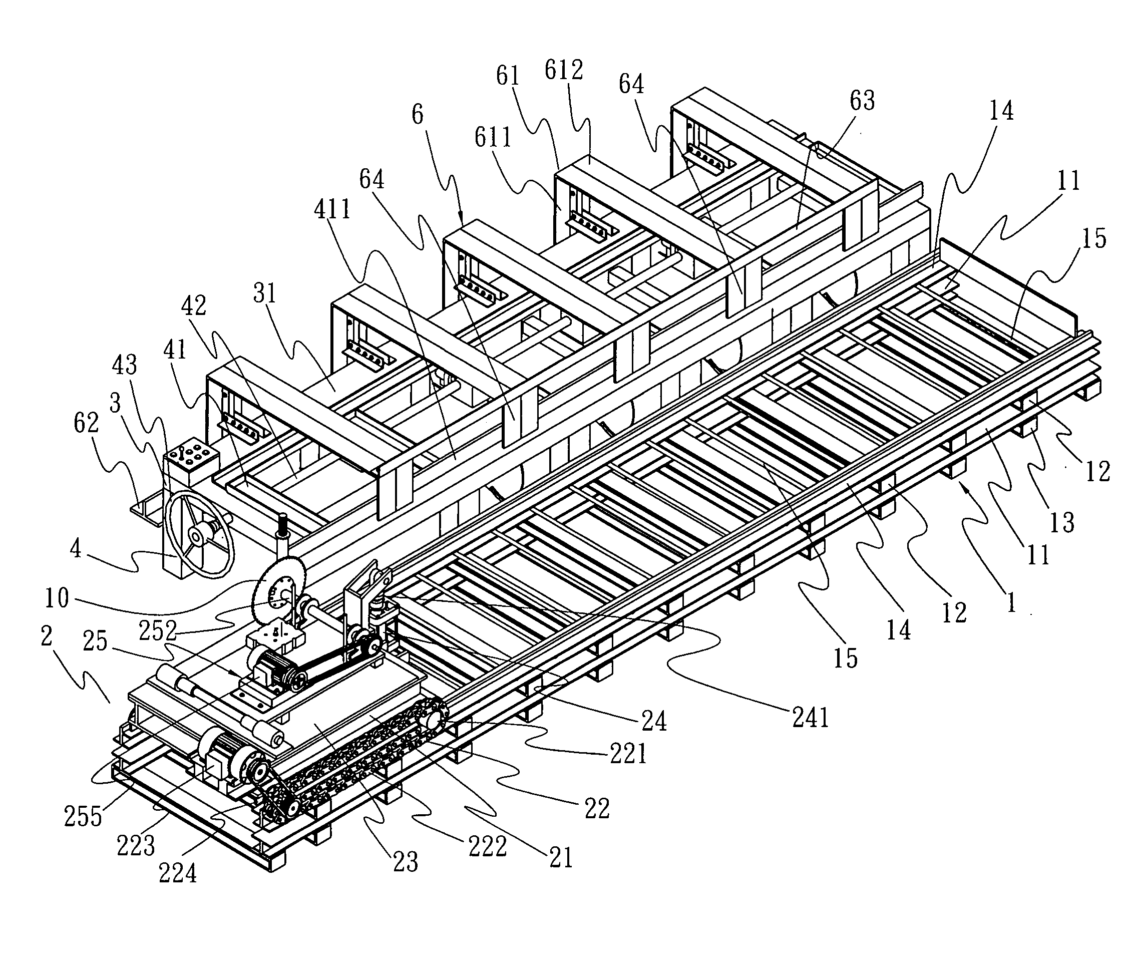 Reciprocal bi-directional table saw