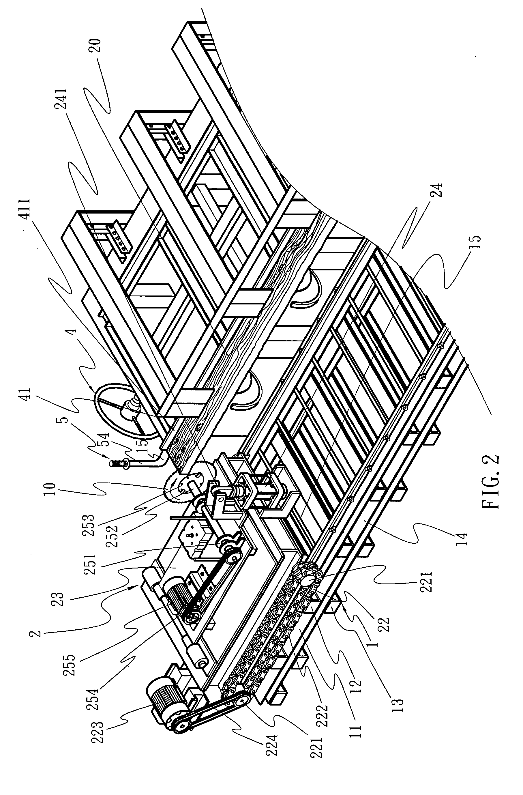 Reciprocal bi-directional table saw