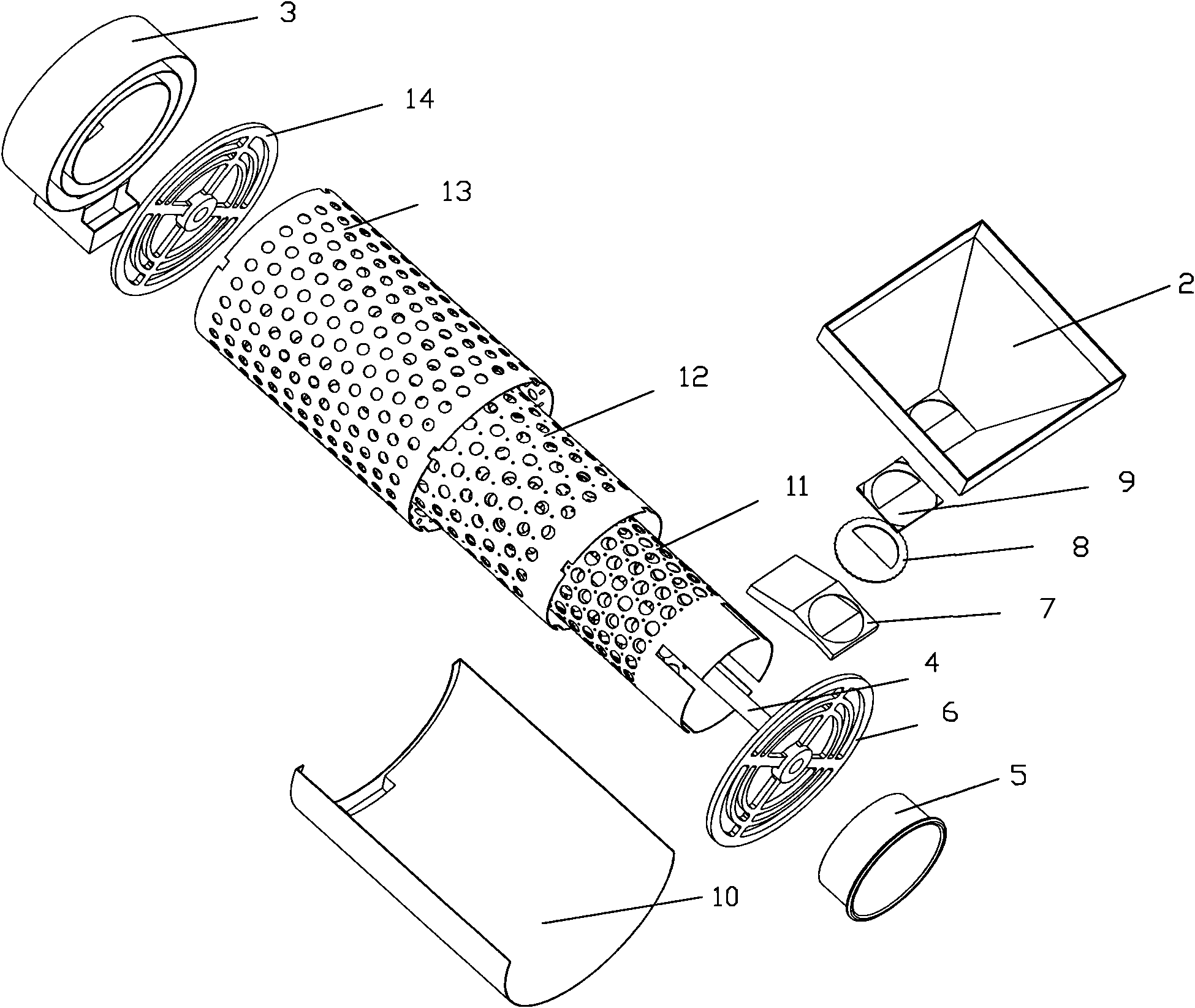 Roller type coin separator