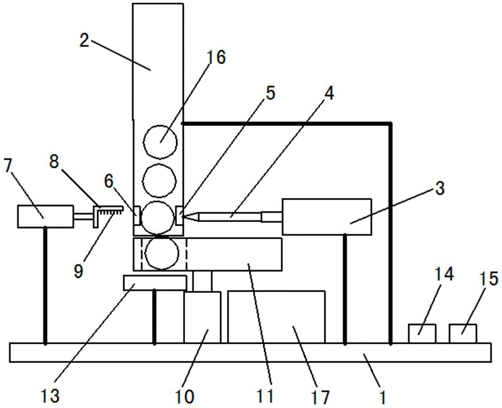 Lotus seed core drilling device