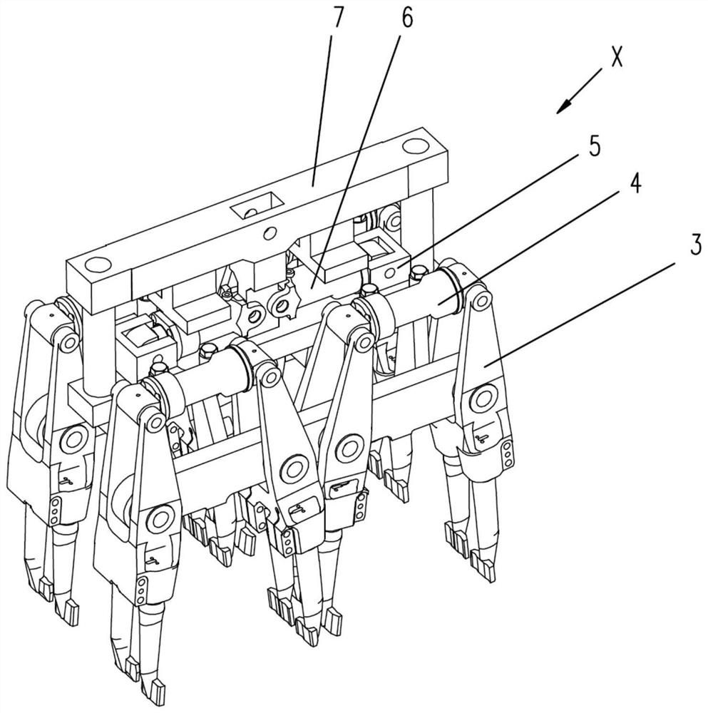 Excitation tamping device