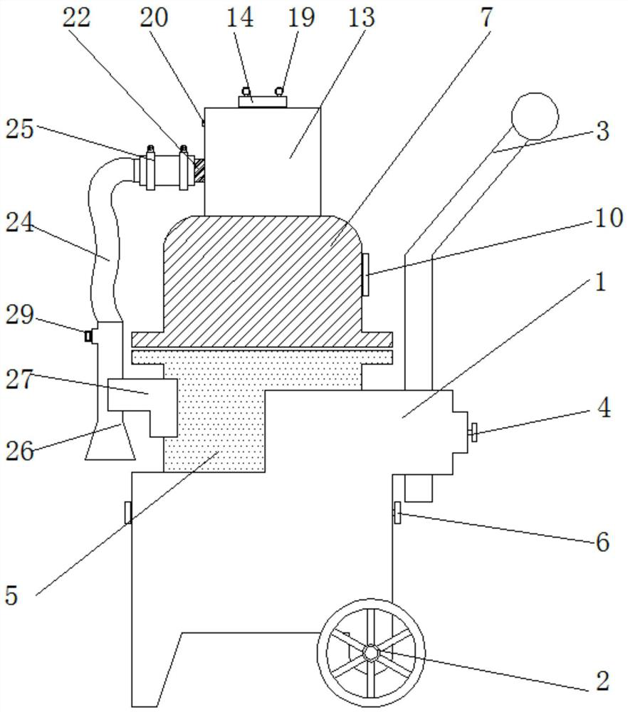 A fire extinguisher with a gas storage valve