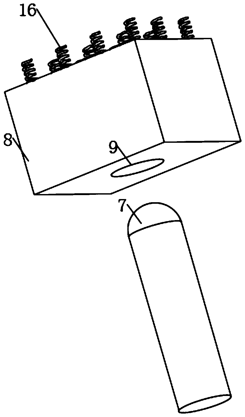 A connector shell with shock absorption and good heat dissipation