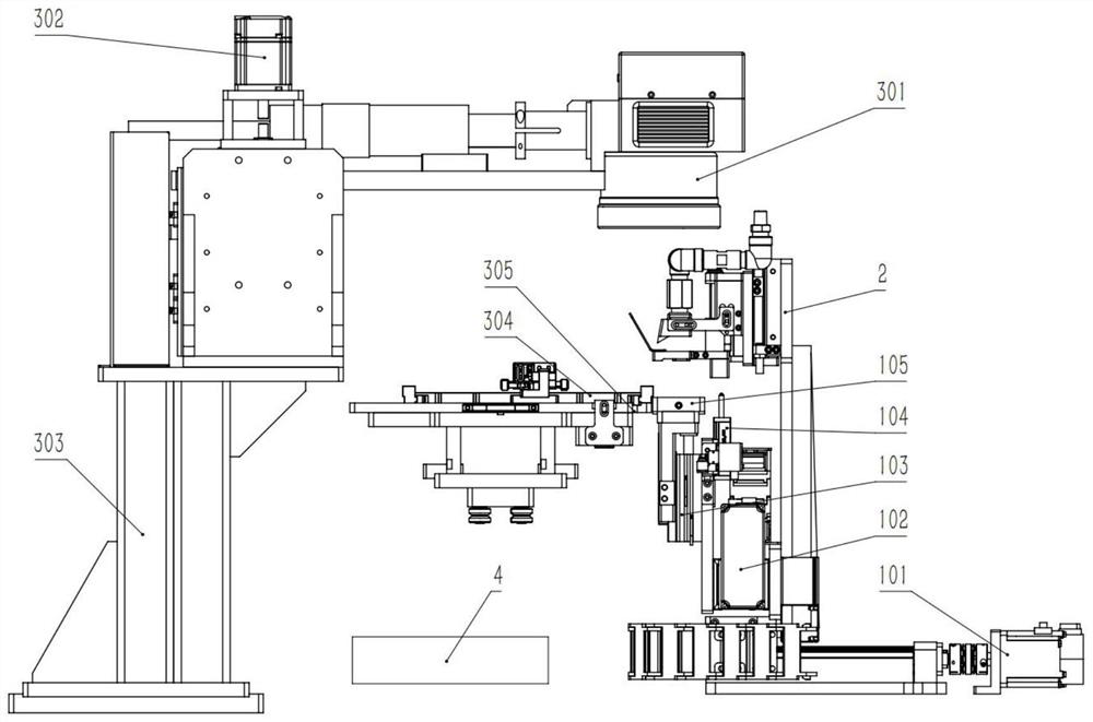 Laser welding device for multi-layer current collector and outer tab