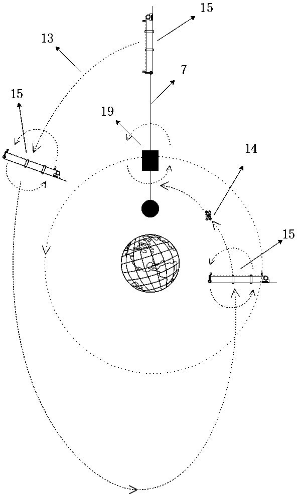 Pre-rotating cable device and rotation reduction method