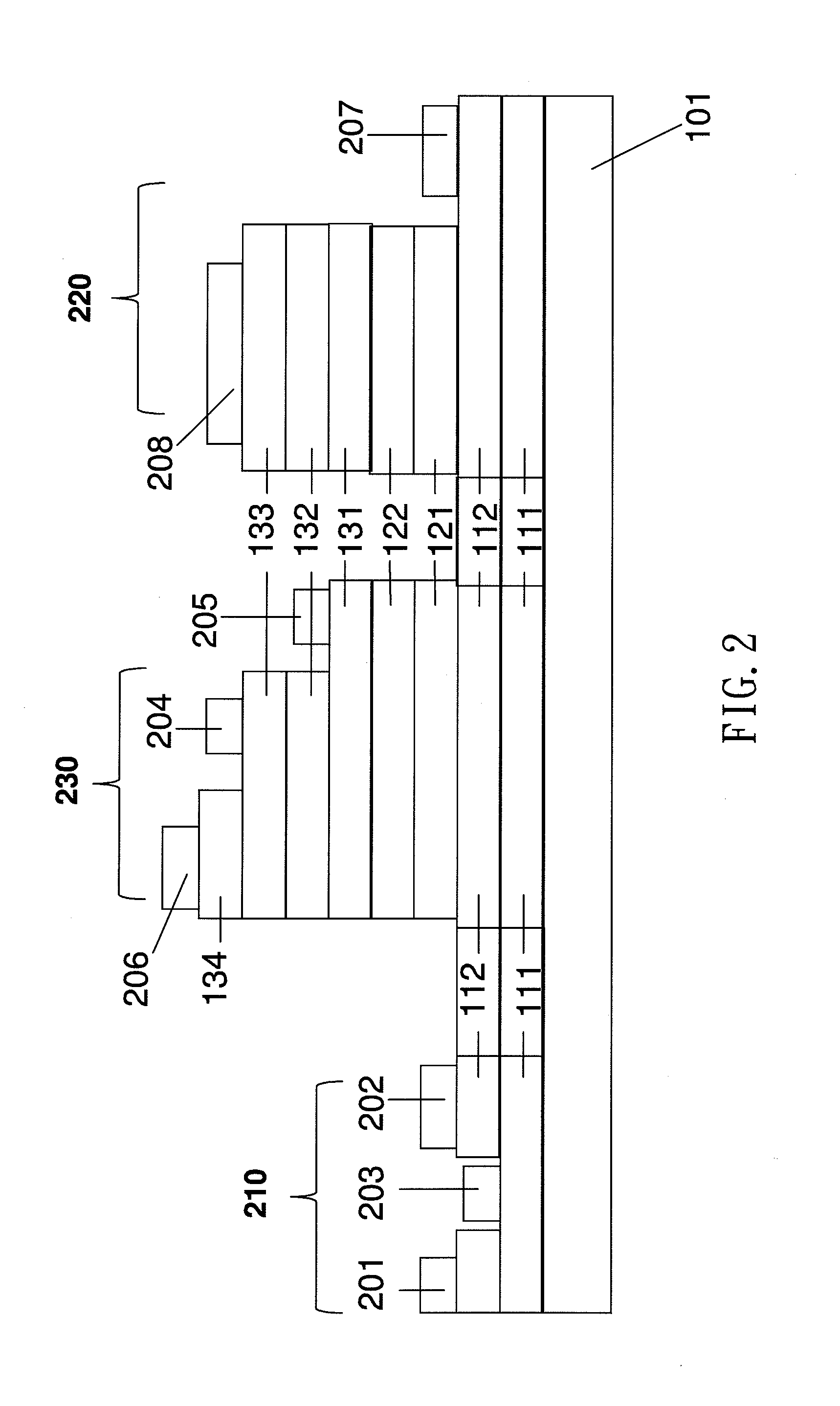 Monolithic compound semiconductor structure