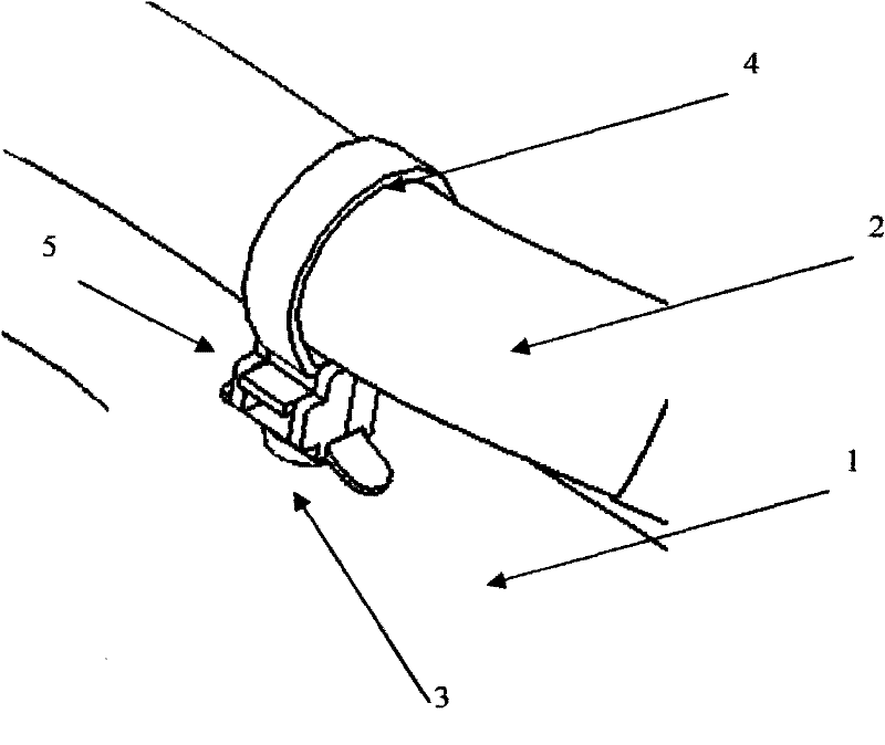 Wire bundle fixing bracket