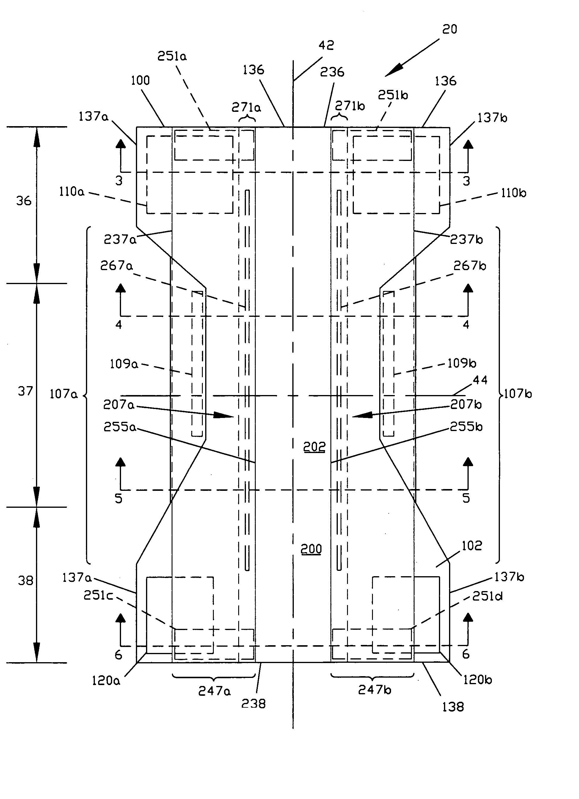 Simple disposable absorbent article having breathable side barriers