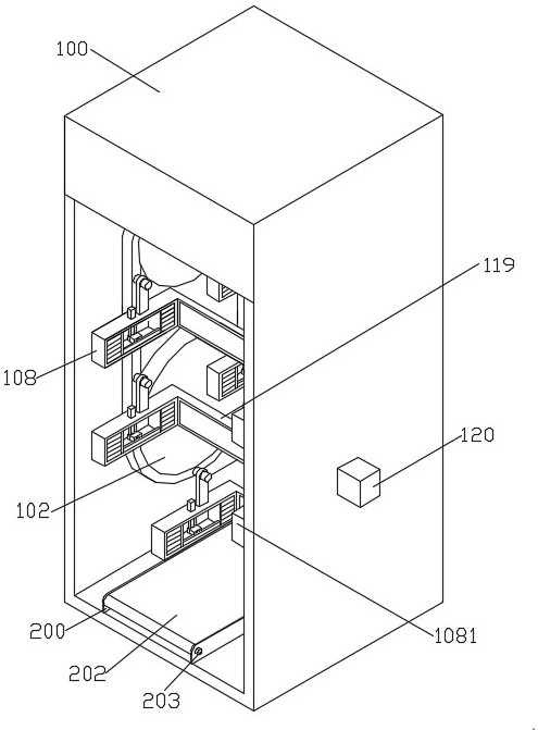 Thin plate punching device for automobile part machining