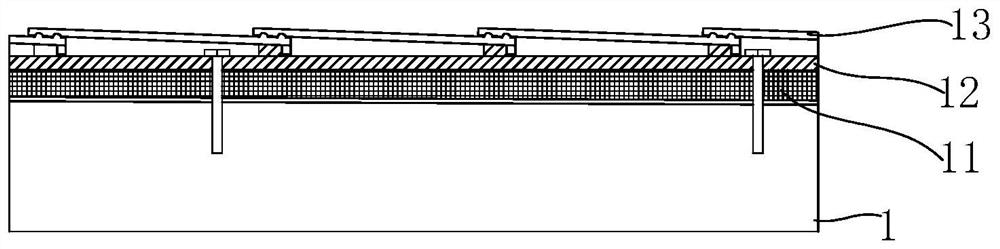 Roof waterproof heat-insulation and heat-preservation decoration structure integrated system