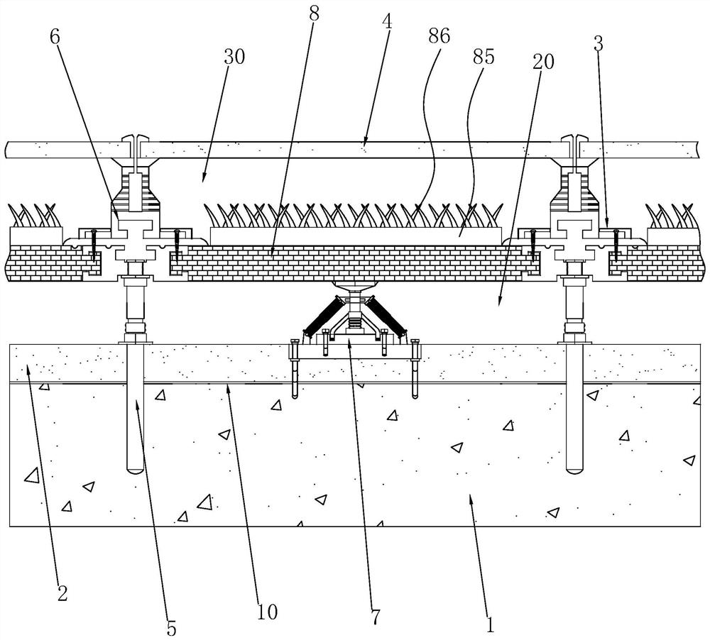 Roof waterproof heat-insulation and heat-preservation decoration structure integrated system