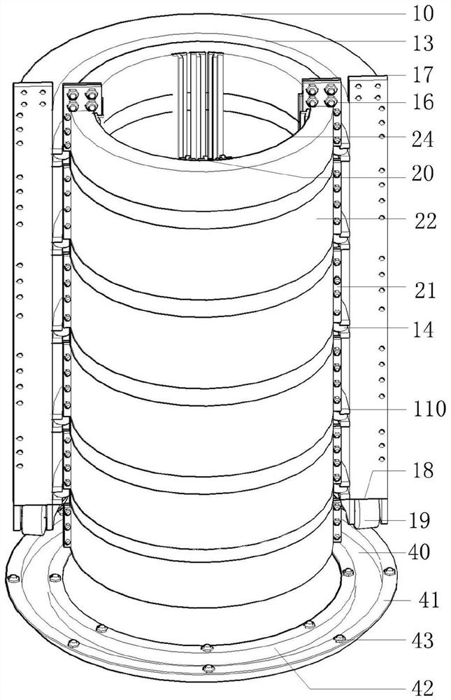 Novel assembly type rotary energy dissipation pier anti-collision device