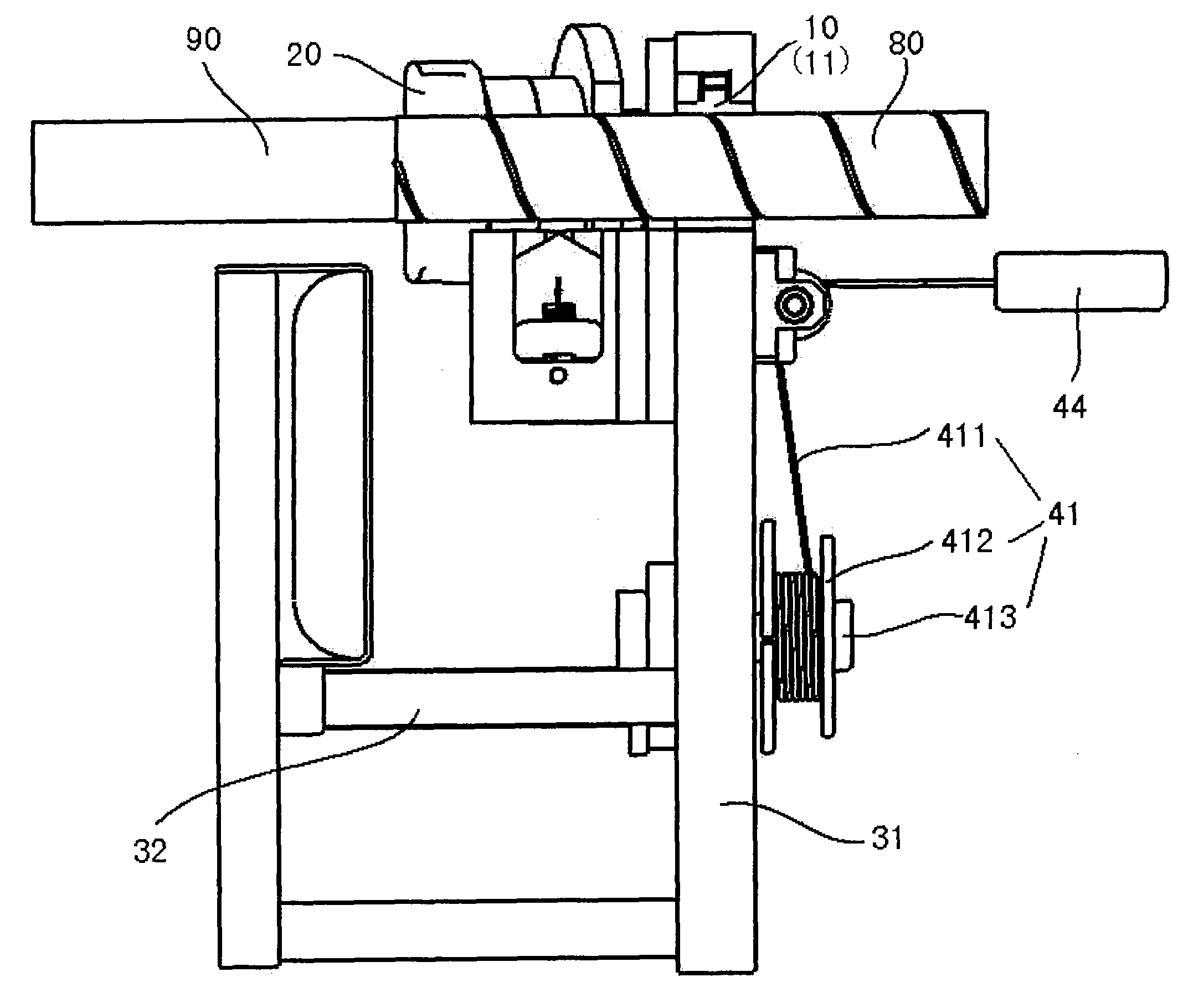 Tape winding tool