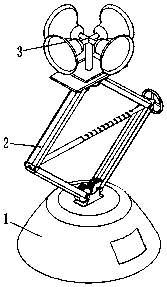 A kind of speaker device of plant sound frequency generator