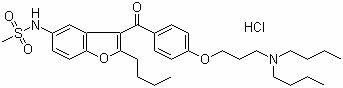 Preparation method of dronedarone hydrochloride and intermediate of dronedarone hydrochloride