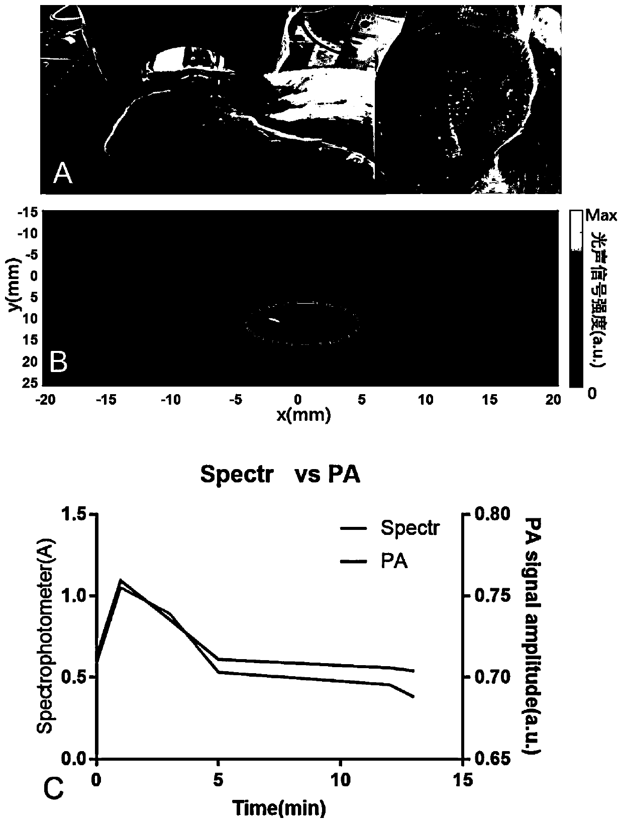 Device for noninvasively detecting indocyanine green content in bodies