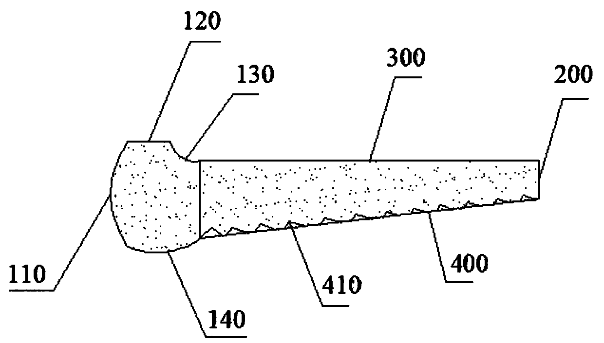 High-efficiency end face light guide plate for backlight module and preparation process thereof