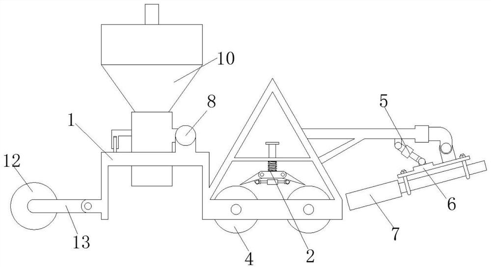 Concrete leveling equipment for constructional engineering