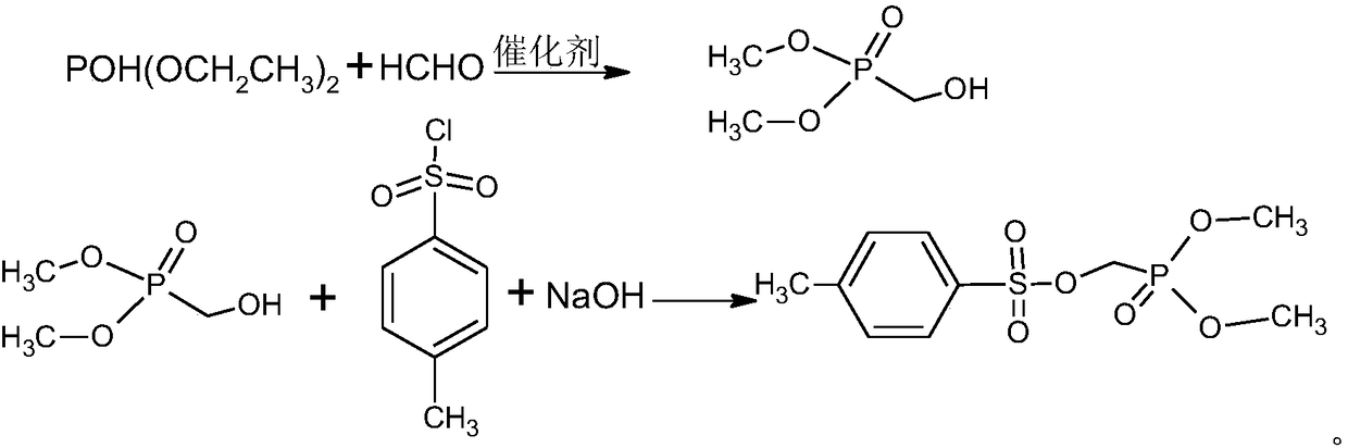 Method for synthesizing diethyl (tosyloxy)methylphosphonate