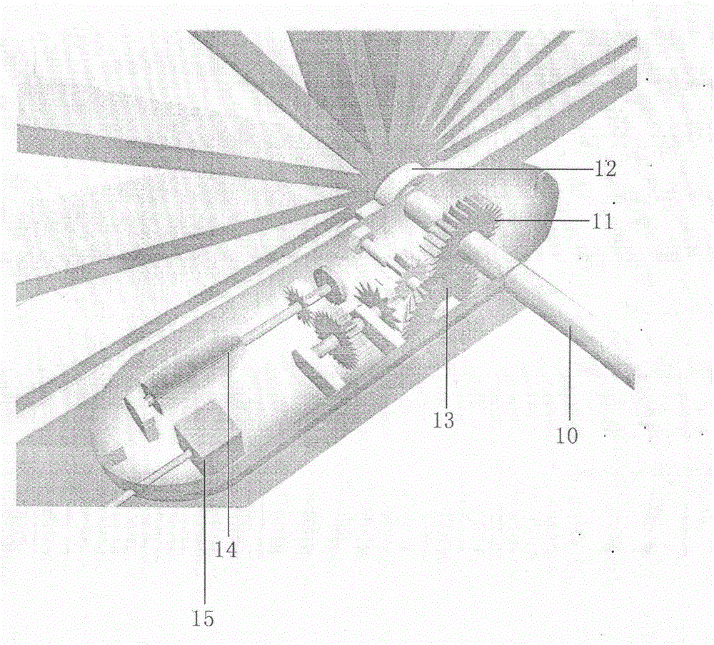 Large windmill powerful wind power generator