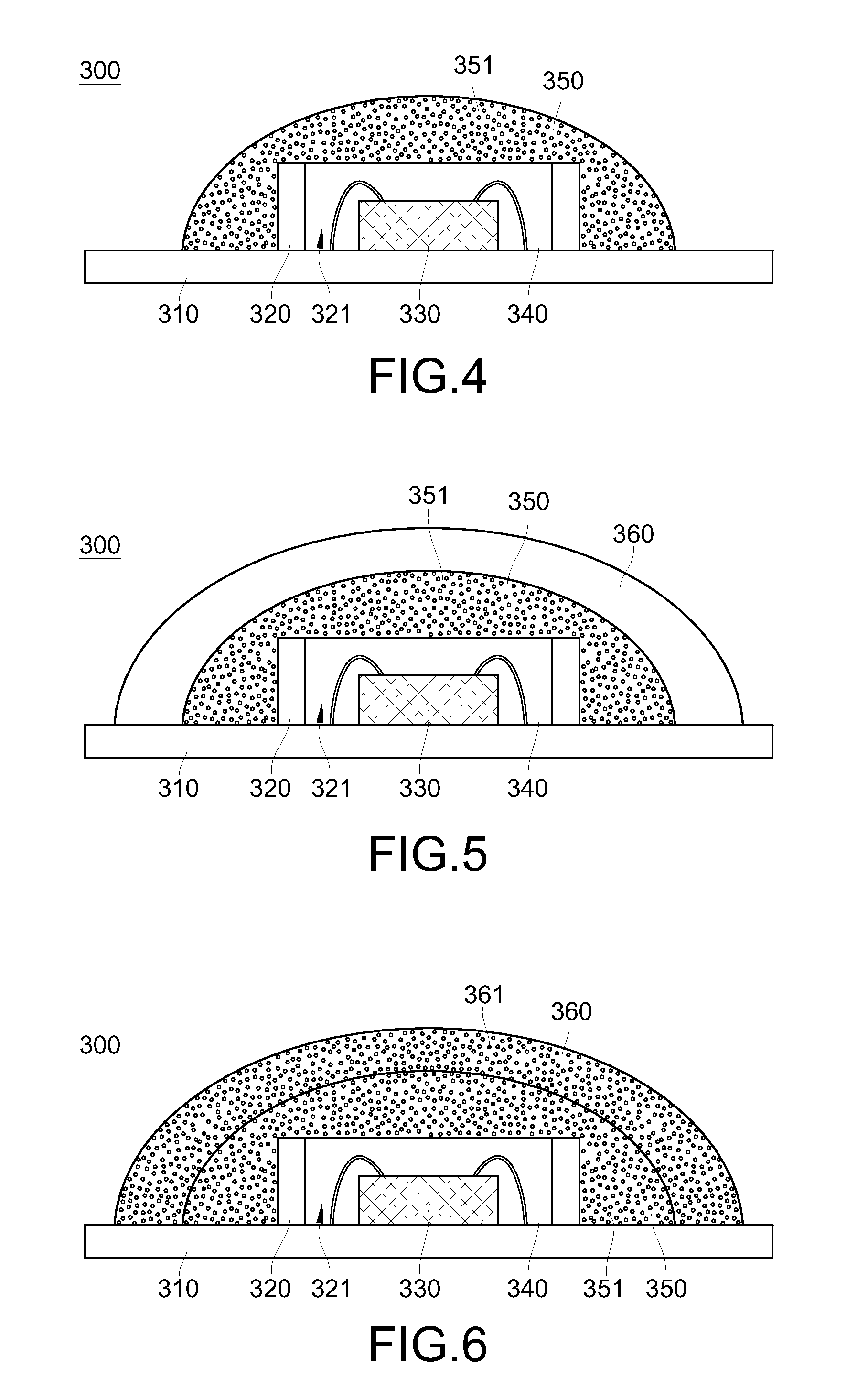 Light emitting diode package structure