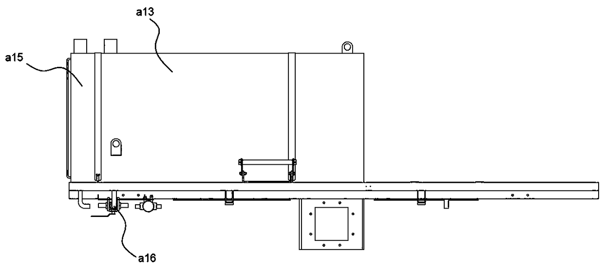 Cotton picker frame structure