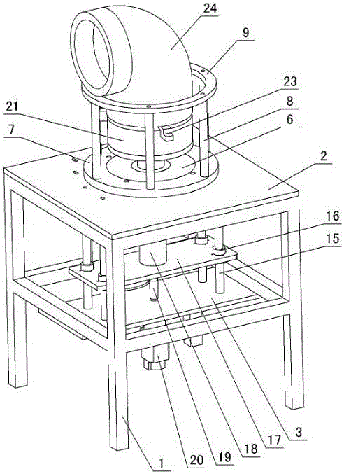 Vertical high-precision post processor for plastic pipe