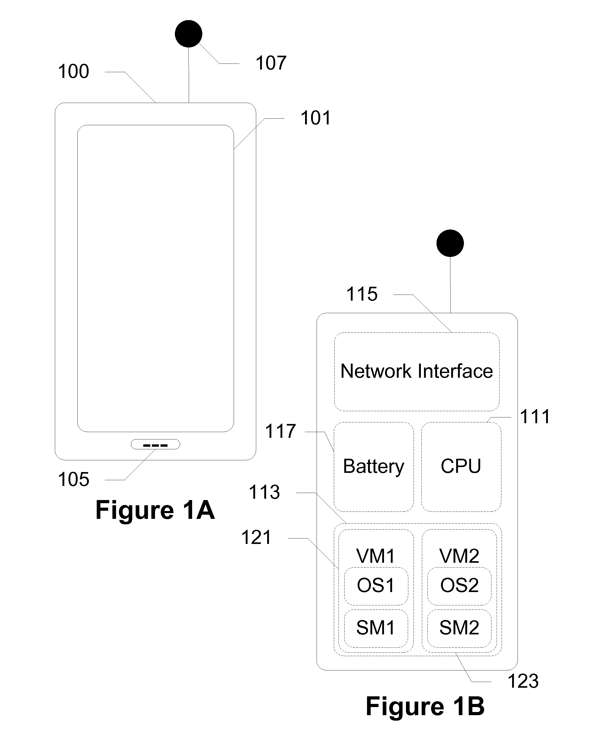 Mobile Devices Having Plurality of Virtual Interfaces