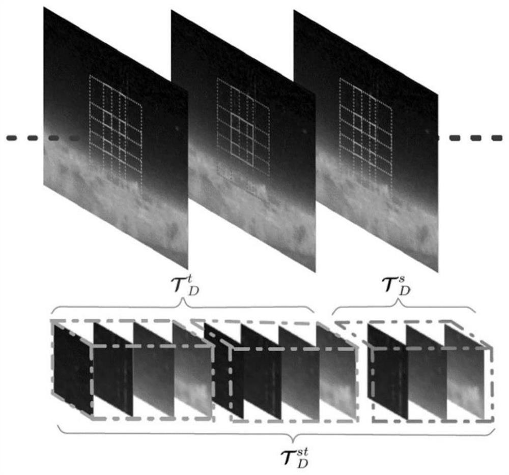 Infrared video moving small target real-time detection method based on space-time tensor decomposition