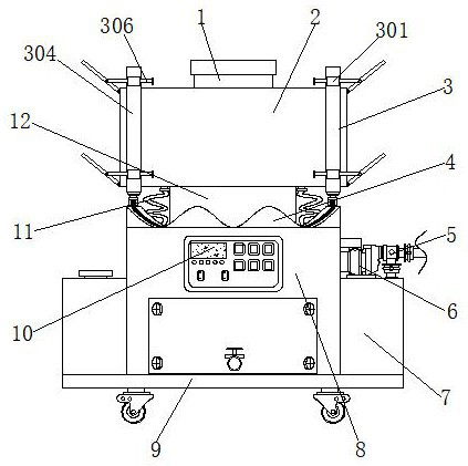 Intelligent dust removal device for workshop