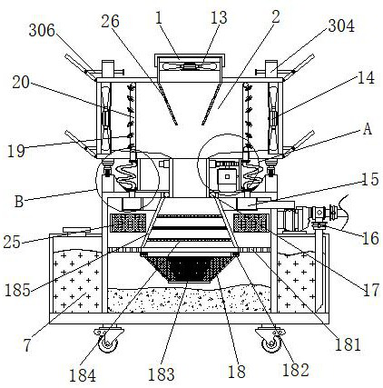 Intelligent dust removal device for workshop