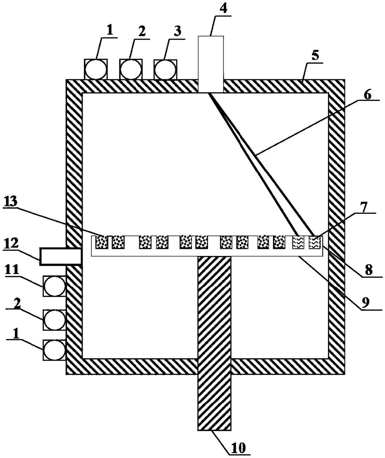 Preparation method and device for refractory rare metal annular target materials