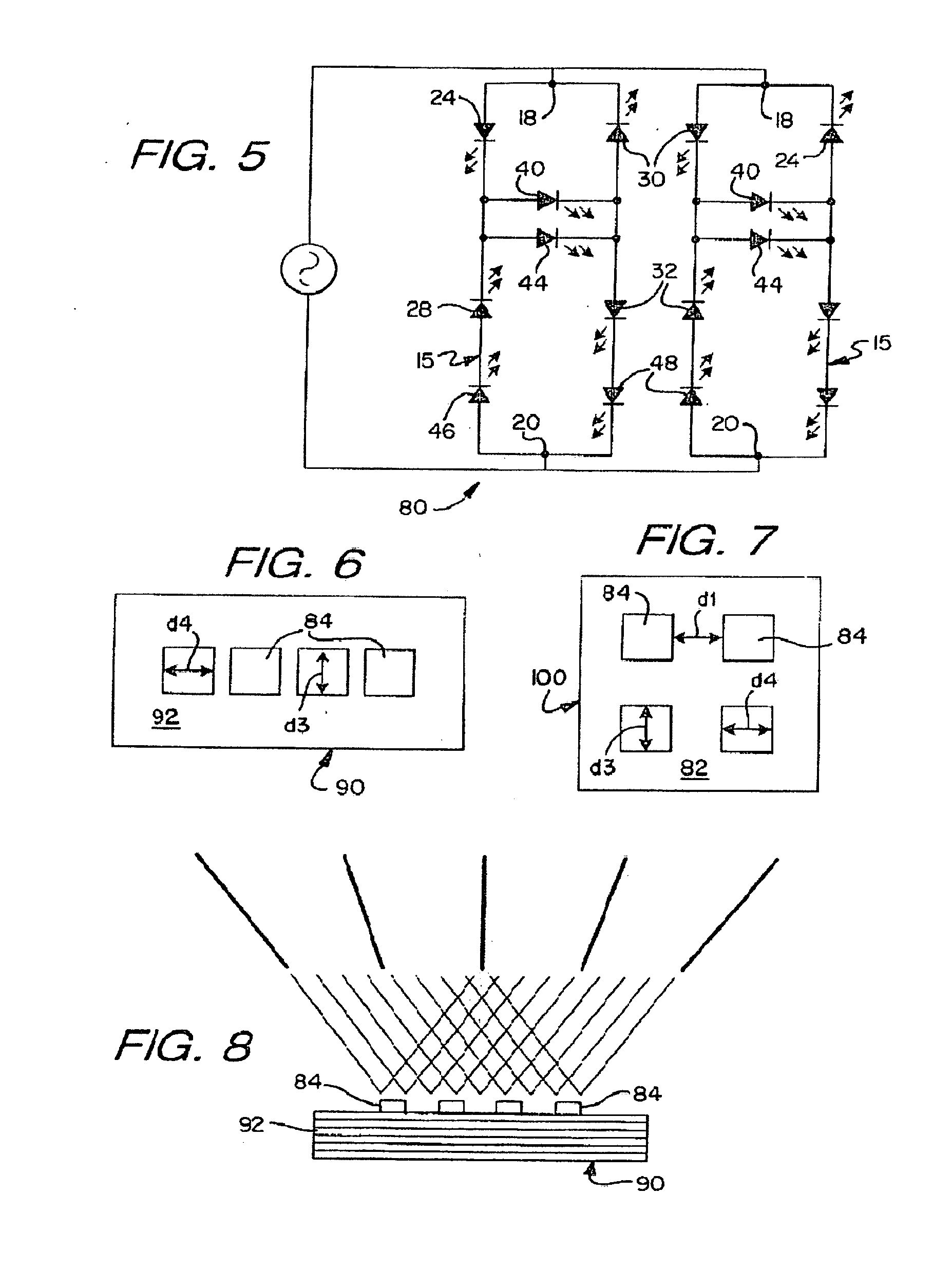 LED circuits and assemblies