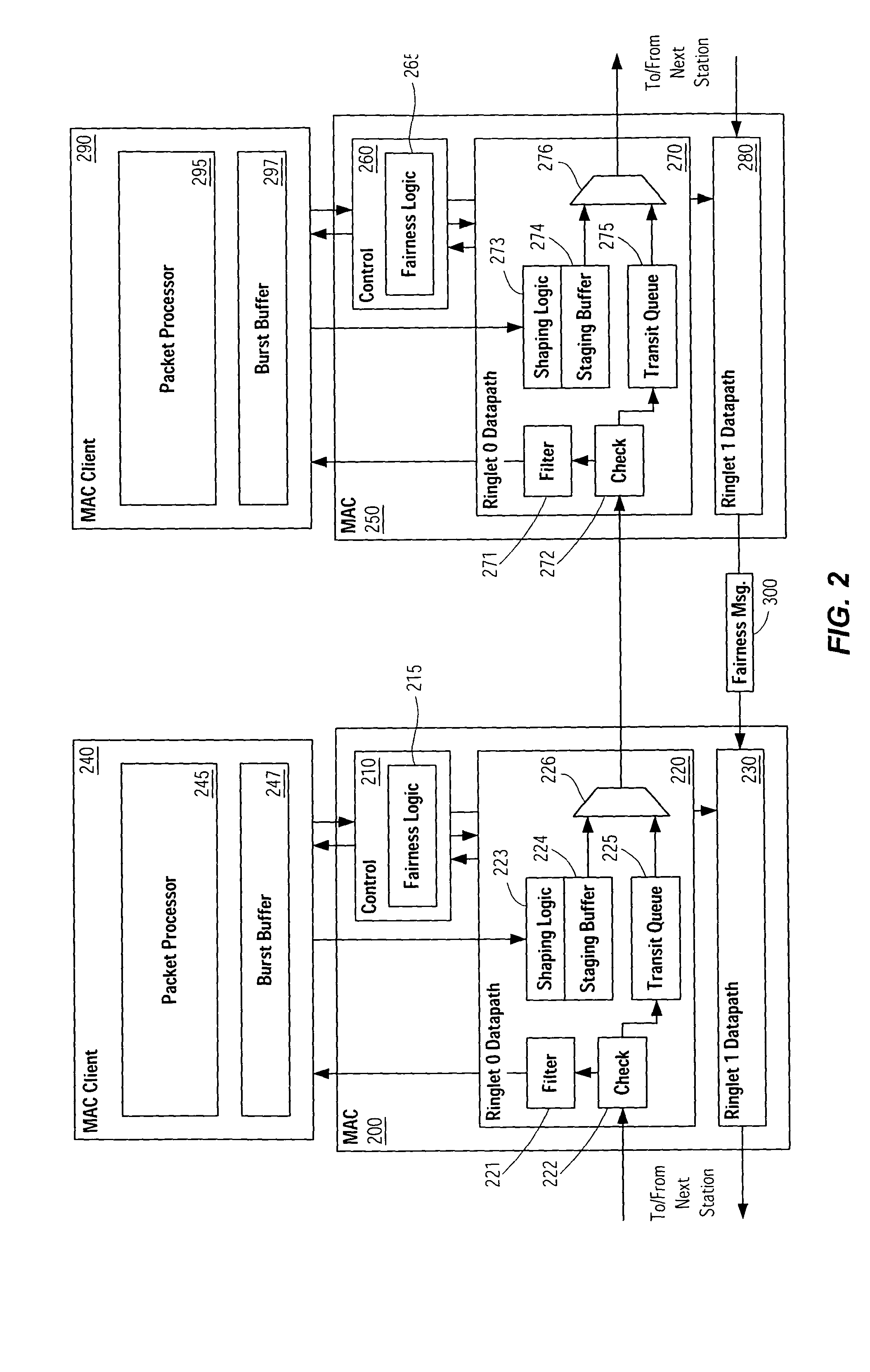 Systems and methods for alleviating client over-subscription in ring networks