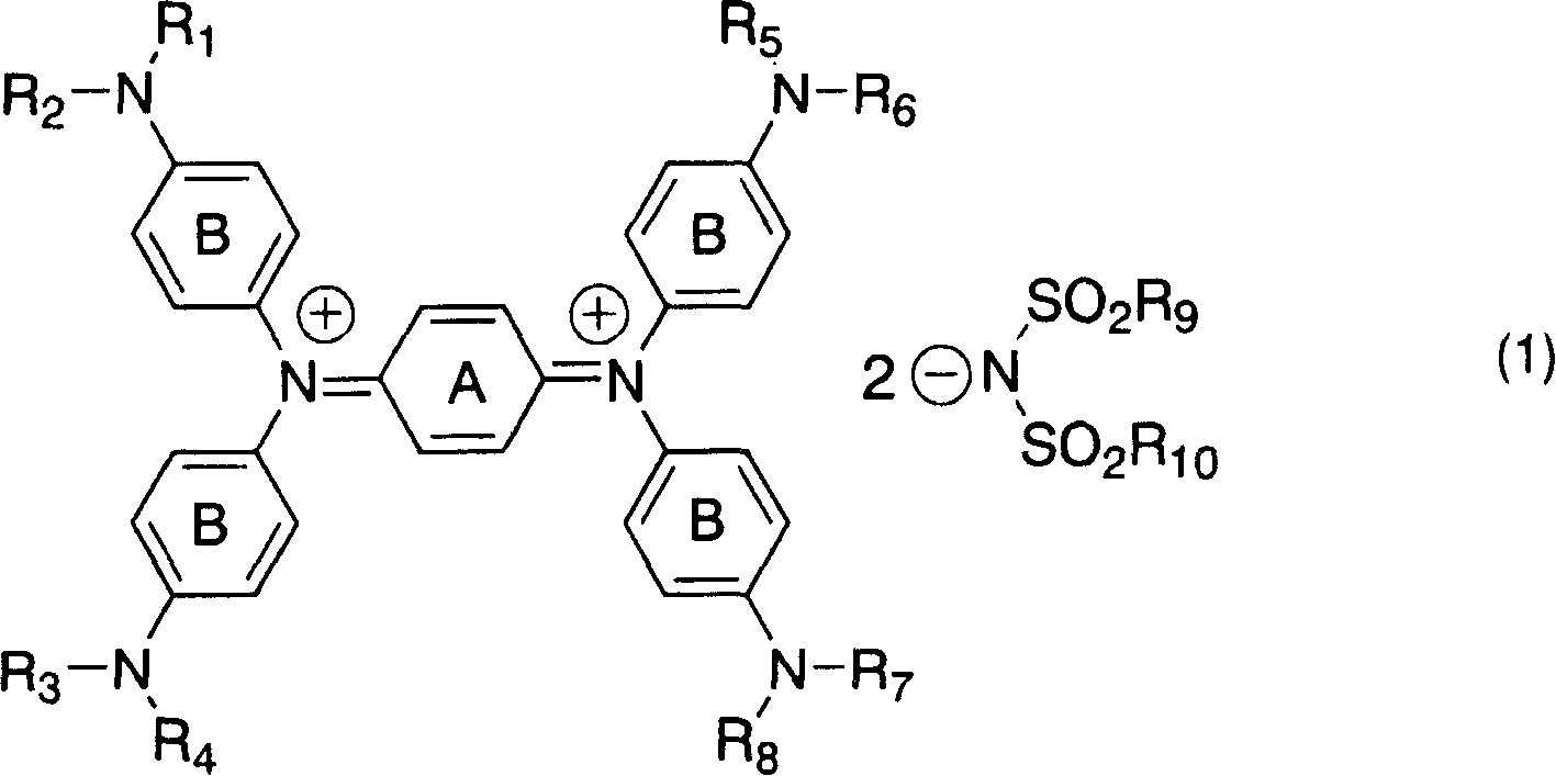 Diimonium salt compound and use thereof