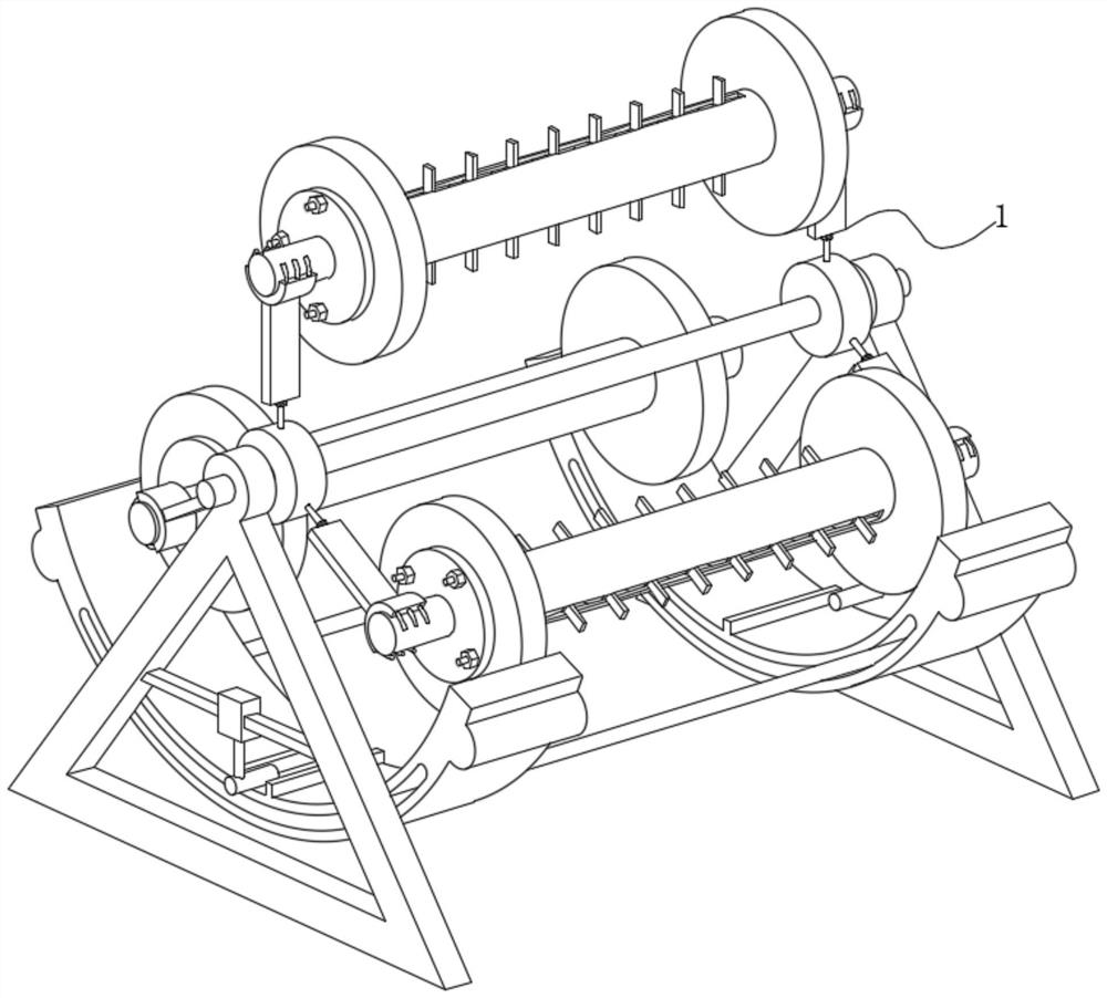 Winding machine with limiting device and method