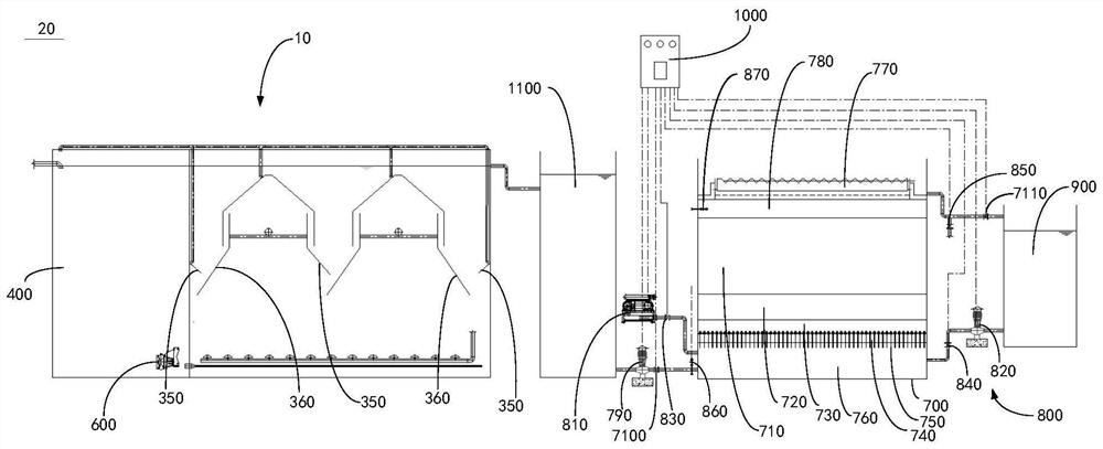 Autotrophic denitrification nitrogen removal sewage treatment equipment