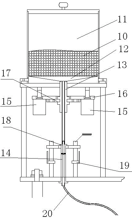 Automatic steel ball assembly machine for plane bearing