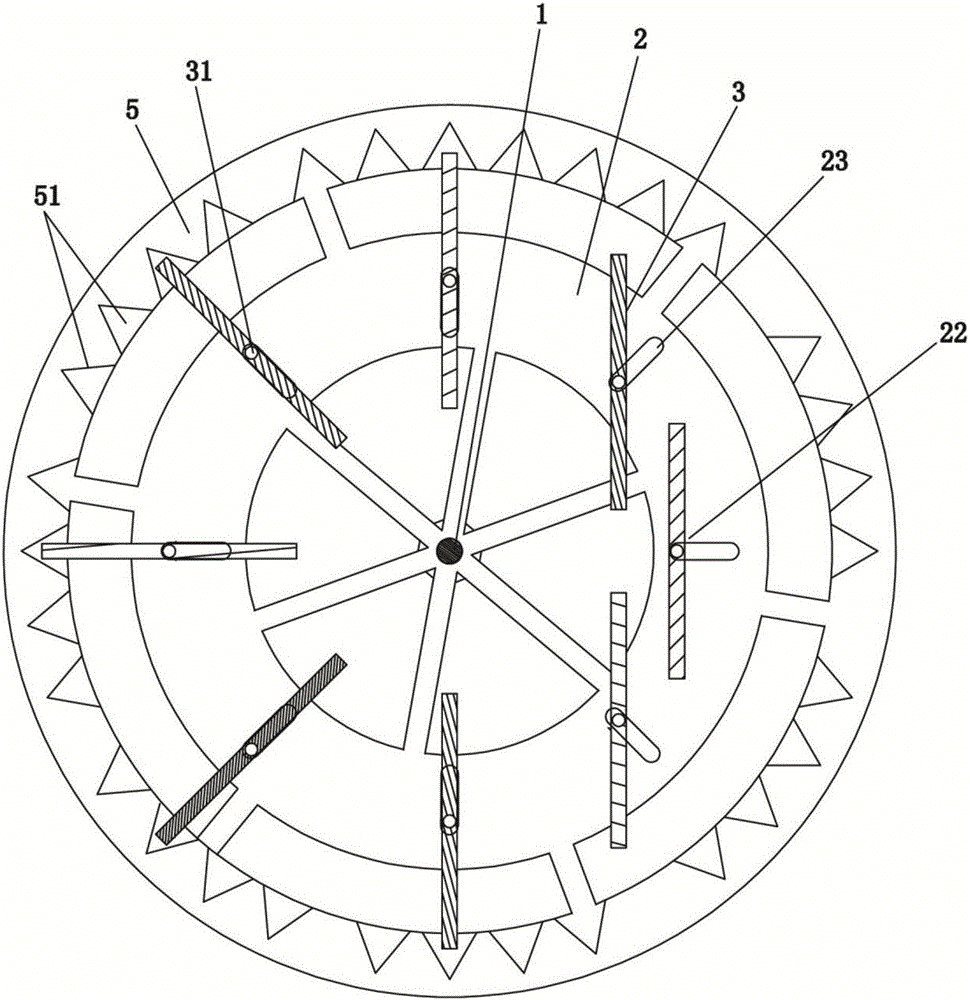 Wind (water) power generator stressed in forward direction