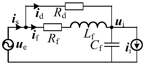 Active damping control method for active third harmonic injection matrix converter