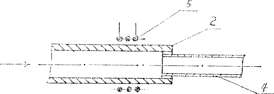 Production process of composite pipe with stainless steel lining