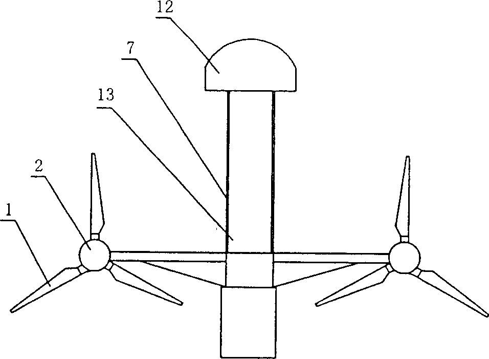 Hydraulic underwater windmill generator